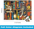 Buffalo Games - Charles Wysocki - Frederick the Literate - 300 LARGE Piece Jigsaw Puzzle