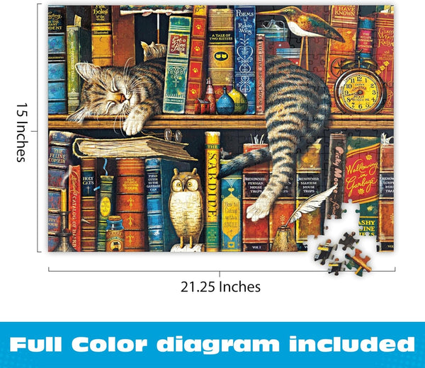 Buffalo Games - Charles Wysocki - Frederick the Literate - 300 LARGE Piece Jigsaw Puzzle