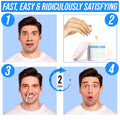 KENASHII Nose Wax Kit | 100 G Wax, 24 Applicators | Hair Removal Kit for Men and Women | Includes Balm Wipes and Mustache Guards | Lasts up to 5 Weeks