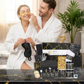 Father'S Day Gift, Skin Care Set, 28Pcs Body & Facial Kit Gifts for Women & Men Includes Face Cream, Bath Oil, Scented Candle, Hyaluronic Acid