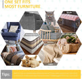 Xmzcymyo anti Cat Scratch Furniture Protectors, 11PCS Cat Scratch Deterrent Tape, Couch Corner Protectors for Cats, Double Sided Sofa anti