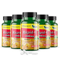 America Medic & Science Rapid-C 1000Mg Vitamin C Supplement (5 Pack of 100 Tablets) Energy Booster, Daily Immune System Support, Antioxidant |