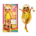 Rainbow High Swim & Style Sunny - Yellow 11" Blonde Fashion Doll with Shimmery Wrap to Style 10+ Ways, Swimsuit, Sandals, Fun Play Accessories,