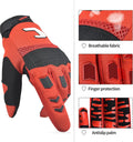Dirt Bike & Motorbike Gloves for Men - Mountain Bike, Motocross & ATV Racing - Touch Screen, Full Finger Gloves for Cycling, BMX, MTB & MX