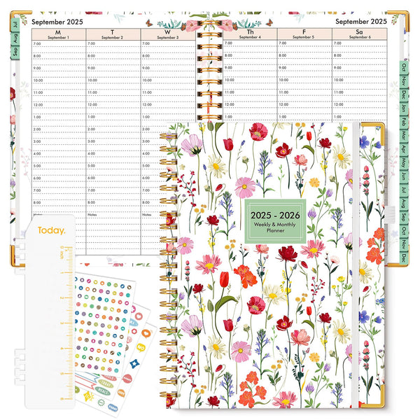 2025 Appointment Book, 2025 Academic Planner 18 Months Weekly and Monthly (January 2025 - June 2026), 8.5"X11" Daily Hourly Planner 60-Minute Time