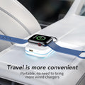 HUOTO Portable Watch Charger for Apple Watch Series 9,Portable Magnetic Iwatch Charger 1200Mah Power Bank Mini Purse Items Fast Keychain Charging