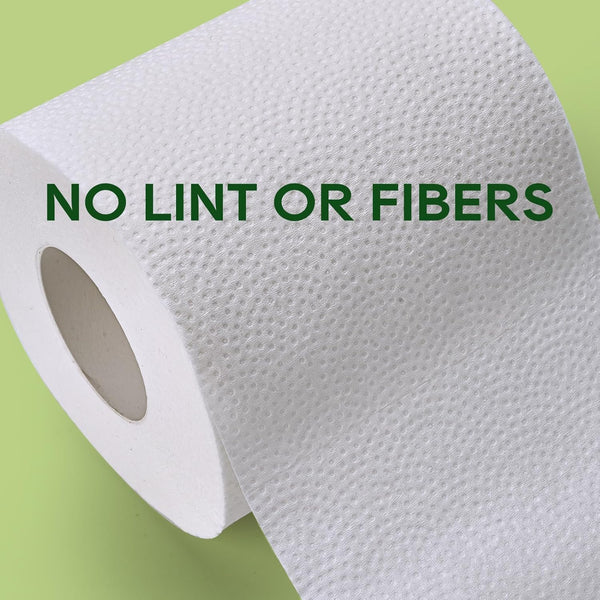 ECOLipak Bamboo Toilet Paper, Septic Safe Toilet Tissue, 16 Double Rolls, 320 Sheets Per Roll, Tree Free, Non Toxic, 2 Ply, Soft and Absorbent,
