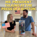 Talking Donald Trump Figure Speaks Multiple Lines in Donalds Real Voice - Trump Fathers Day, Presidential Desktop Collection, Unique Patriotic Dad
