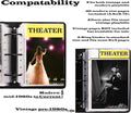 2Fold Binder for Holding Broadway Play Program and Theater Programs with 30 Custom Sheet Protectors - PU Leather - Fits Programs from Mid 1980S to