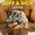 Beard Club Premium Exfoliating Loofah Sponge for Men - Soft Shower Body Scrubber for Men & Women, Large Bath Loofah for Luxurious Skin Care,