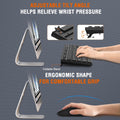 Wireless Keyboard and Mouse Combo, EDJO Silent Full Size Cordless USB Keyboard Mouse, 2.4Ghz Lag-Free, Long Battery Life, for Computer, Laptop,