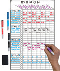 Multi-Use Magnetic To-Do List Board Chore Chart List Goal Planner Task Habit Tracker Monthly Weekly Daily Homework Child Calendar Family Wedding