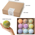 Bath Bomb for Women, 9Pcs Handmade Bubble Bathbombs with Natural Essential Oils, Coco Butters, Holiday Gift for Mother, Wife, Girlfriend, Floral