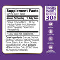 21St Century Papaya Enzyme Chewable (100 Count), Papaya & Pineapple Digestive Enzymes for Gut Health, Tropical Flavor, Non-Gmo, Gluten-Free, No