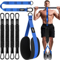 Pull up Assistance Bands, Heavy Duty Assisted Pull up Bands for Pull up Assist, Adjustable Weight/Size with Fabric Feet Mats, Upgrade Pull up