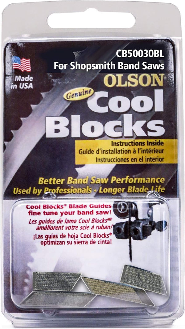 OLSON SAW CB50030BL Shopsmith Band Accessory Cool Blocks