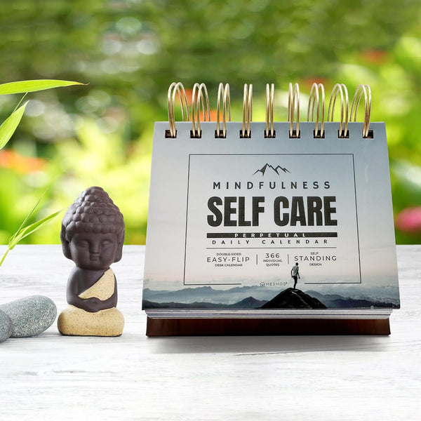 MESMOS 366 Mindfulness Self Care Quotes Daily Motivational Calendar, Inspirational Gifts for Men, Office Decor for Men and Women, Office Gifts