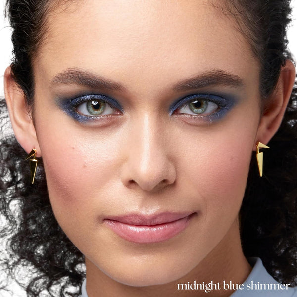 Julep Eyeshadow 101 Cream to Powder Waterproof Eyeshadow Stick, Midnight Blue Shimmer