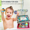Bath Bombs Gift Set - 6Pc Aromatherapy Natural Bath Bombs with Organic Ingredients, Skin Moisturizing Bubble Bath Fizzy, Gentle for Kids, Relaxing