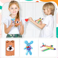 LINAYE 2500+PCS Arts and Crafts Supplies for Kids, DIY Craft Supplies Kit Box for Ages 6-8, Arts and Crafts Kit for Kids, Crafting Supply Set for