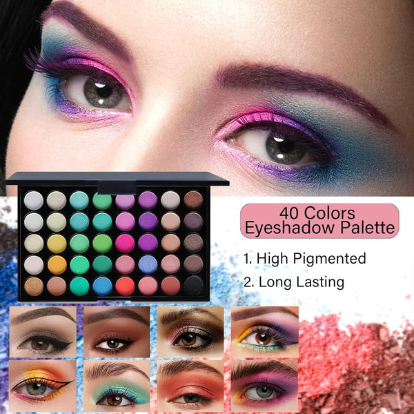 Makeup Set for Women, Makeup Full Kit for Beginners & Professionals, Travel Makeup Set for Teens & Adults, Makeup Gift Set for Girls, Eyeshadow