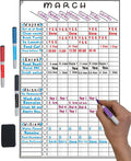 Multi-Use Magnetic To-Do List Board Chore Chart List Goal Planner Task Habit Tracker Monthly Weekly Daily Homework Child Calendar Family Wedding