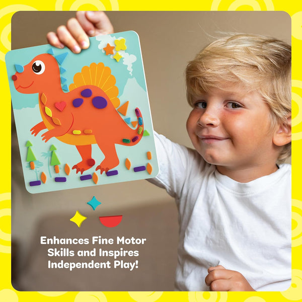 Foam Sticker Art Craft for Kids - Toddler Arts & Crafts for Ages 3-5 - Boys 4-6 Birthday Gift & Stocking Stuffer