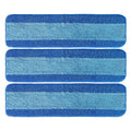 3 Pack for Bona Microfiber Cleaning Pad, Microfiber Mop Pads Compatible with Bona Mop for Bona Hardwood Floor Cleaner 18 Inch