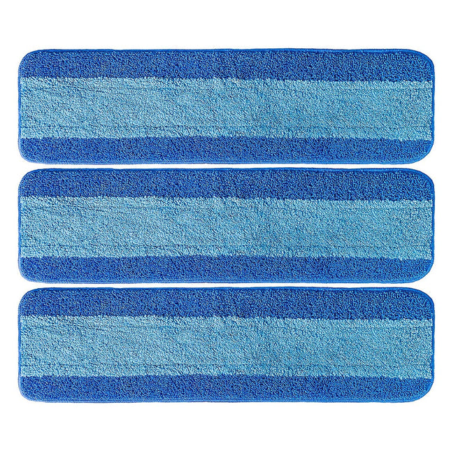 3 Pack for Bona Microfiber Cleaning Pad, Microfiber Mop Pads Compatible with Bona Mop for Bona Hardwood Floor Cleaner 18