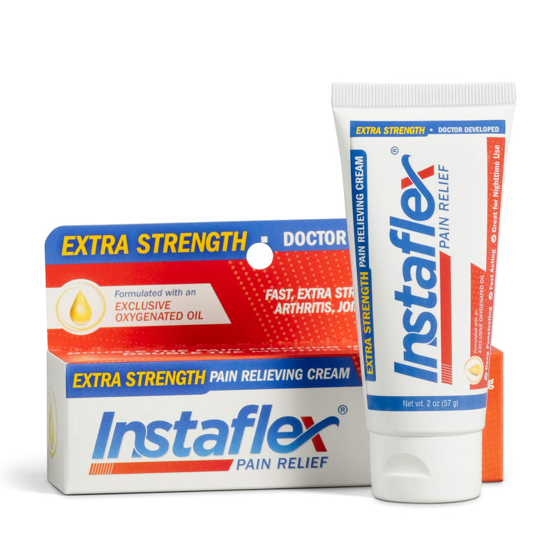 Healthy Directions Instaflex Extra Strength Pain Relief Cream, with 2X the Pain-Fighting Ingredients, Rubs Out Your Toughest Muscle & Joint Pain