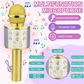 Birthday Gifts for 3-11 Year Old Girls, Bluetooth Karaoke Microphone for Kids Gifts for Teenage Girls Christmas Stocking Stuffers for Kids Popular