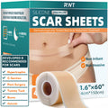 Silicone Scar Sheets, Silicone Scar Tape for Surgical Scars - 60" X 1.6" Roll - 1.5M, Medical Grade Reusable Effective Scar Removal for Keloid,