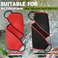 Evridwear Exfoliating Body Scrubber with Handles Back Washer Back Scrubber for Shower Bath Dry Skin Whole Body Deep Clean Men Women(Moderate)
