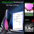 IMBZBK 3 Pack Screen Protector for Iphone 13 Tempered Glass with 3 Pack Camera Lens Protector, Accessories 9H anti Scratch for Apple 13, 2.5D