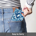 Nipichsha Womens Wallet, Small Slim RFID Credit Card Holder Wallet for Women, Leather Compact Bifold Purse with Zipper Coin Pocket, Cute Ladies