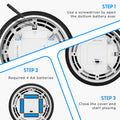 Toyk Boy Toys - LED Hover Soccer Ball - Air Power Training Ball Playing Football Indoor Outdoor Game - Birthday Gifts for Kids, Age 3 4 5 6 7 8-12