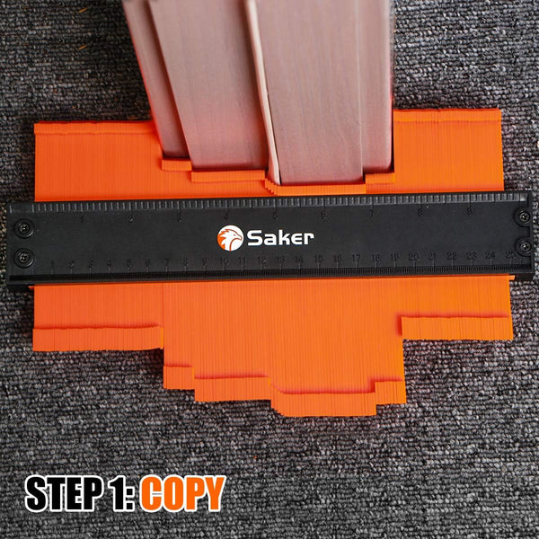 Saker Contour Gauge (10 Inch) Profile Tool-Adjustable Lock Father'S Day Gift for Men Women Dad Him Boyfriend Husband-Precisely Copy Irregular