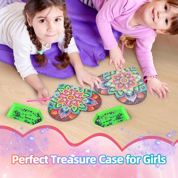 Diakud Gifts for 6 7 8 9 10 11 12 Year Old Girls, Diamond Art Kits Arts and Crafts for Kids Ages 8-12 Toys for Girls 10-12 Years Old Jewellery Box