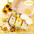 Sunflower Gifts for Women, Sending Sunshine Gift Basket, Get Well Soon for Sick Friend, Feel Better Care Package after Surgery Recovery, Thinking
