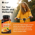 Turmeric Tablets with Black Pepper & Ginger - Curcumin - 180 Turmeric and Black Pepper Tablets (3 Month) High Strength Active Turmeric Supplements