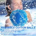 60 Pcs Reusable Water Balls, Reusable Water Balloons for Outdoor Toys and Games, Water Toys for Kids and Adults Boys and Girls - Summer Balls for