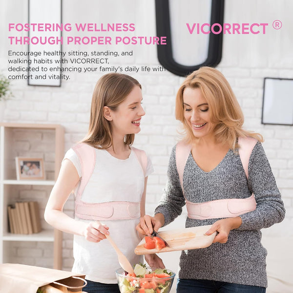 Posture Corrector for Women and Men, Adjustable Upper Back Brace for Clavicle Support and Providing Pain Relief from Neck, Shoulder, and Upper