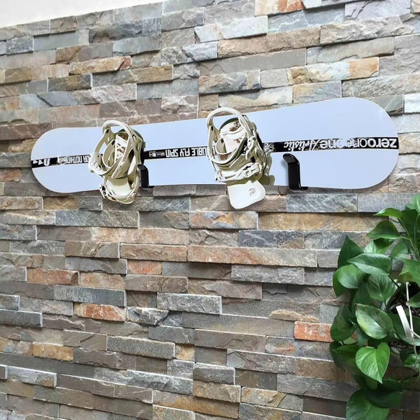 Snowboard Wall Mount Clips, Horizontal Skateboard Wall Mount?Snowboard Display Stand for Room, Garage