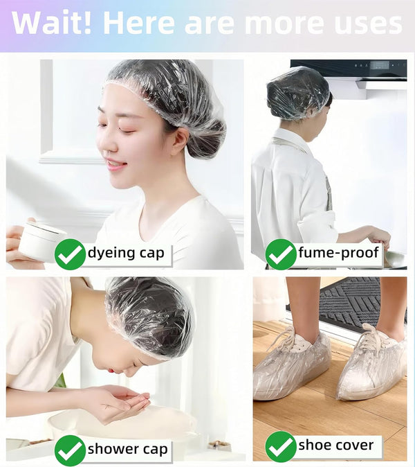Elastic Food Storage Covers,Plastic Wrap Bowl Covers Reusable,Fresh Keeping Bags,Stretch Adjustable Bowl Lids,Food Covers for Family Outdoor