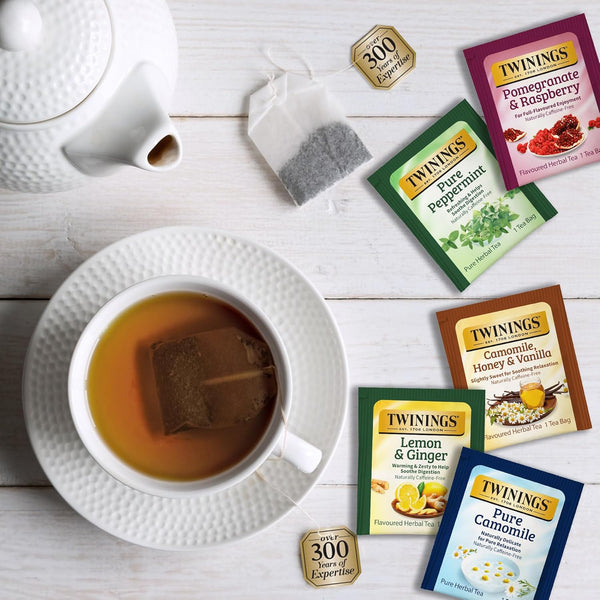 Twinings Herbal Variety Gift Box, Naturally Caffeine-Free (Pack of 40) 13 Flavors â Perfect Gourmet Gift Set