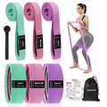 Large Fabric Resistance Bands for Working Out, Loop Exercise Bands for Booty Leg, Butt, Glutes, Stretch Workout Bands for Women & Men, Hip Elastic