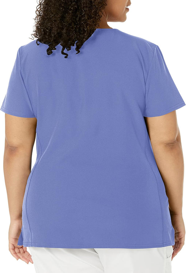 Heartsoul Scrubs for Women V-Neck Medical Top with Moisture Wicking and 360Â° Stretch Technology - 20710