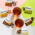 Loose Tea Sampler of 12 Green Teas: Sencha, Citron Green, Kukicha, Hojicha, Jasmine Yin Hao, Gyokuro, Gunpowder, Genmai Cha, Citrus Mint Green,