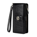 Travelambo Women'S Wallet RFID Blocking Credit Card Holder Large Capacity Wristlet Leather Wallets Purse