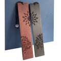 2 Pcs Wood Bookmark, Unique Bookmarks Gift for Men Women, Book Marks Accessories (Sun and Tree)